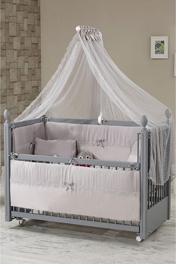 meltem smart kral 60x120 cm ahsap anne yani sallanir besik gri gri tekstil fiyati yorumlari trendyol