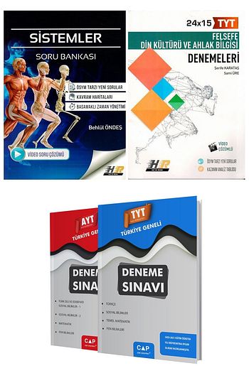 Hiz Ve Renk Yayinlari Hiz Renk Sistemler Soru Bankasi Tyt Felsefe Din Kulturu Deneme Trendyol