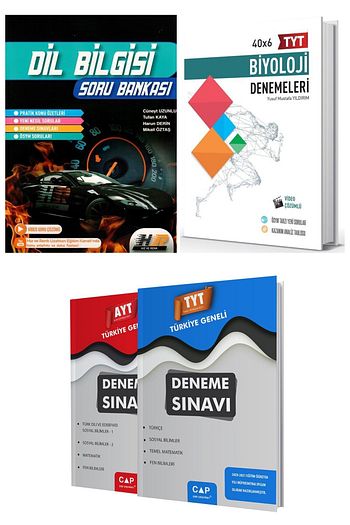 Hiz Ve Renk Yayinlari Tyt Ayt Dil Bilgisi Soru Bankasi Ve Tyt Biyoloji Deneme Trendyol