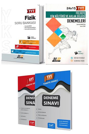 Hiz Ve Renk Yayinlari Hiz Renk Tyt Fizik Soru Bankasi Ve Tyt Felsefe Din Kulturu Deneme Trendyol