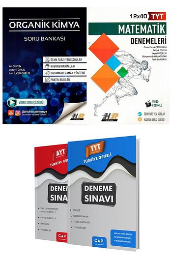 Hiz Ve Renk Yayinlari Ayt Organik Kimya Soru Bankasi Tyt Matematik Deneme Trendyol