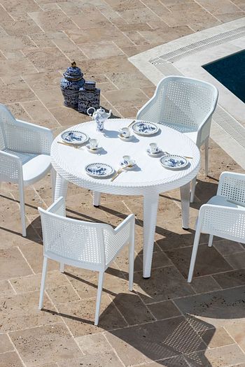 sandalye online beyaz octa 4 1 balkon ve bahce takimi yuvarlak masa fiyati yorumlari trendyol