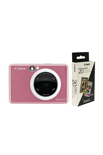 canon zoemini s altin pembe fotograf