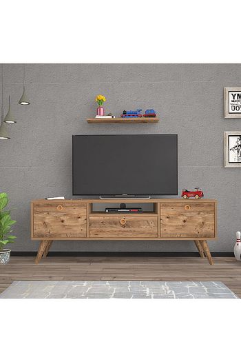 mbes mobilya 140 cm elif ceviz tv unitesi fiyati yorumlari trendyol