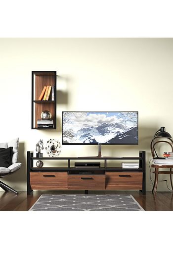 evdemo sedef tv sehpasi tv unitesi ceviz siyah fiyati yorumlari trendyol