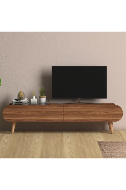 monte sehpa lotus tv sehpasi ceviz fiyati yorumlari trendyol