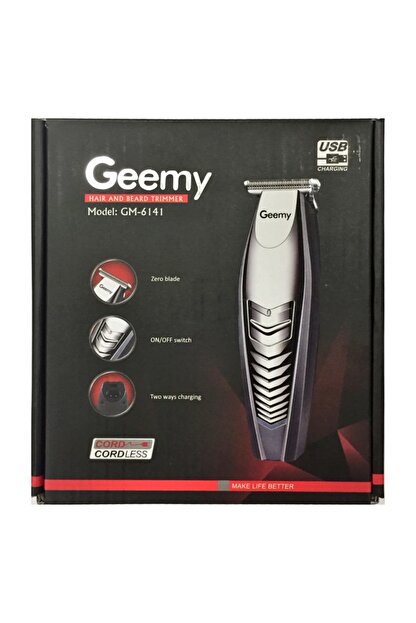 geemy gm 6141 sac sakal kesme makinasi 3 tarakli ek usb sarjli fiyati yorumlari trendyol