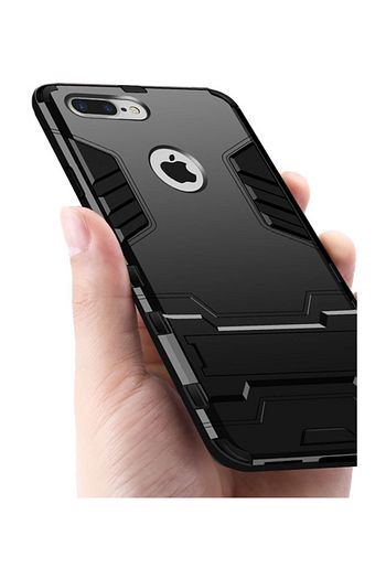 iphone 7 plus alfa serisi armor standli perfect koruma kilif siyah