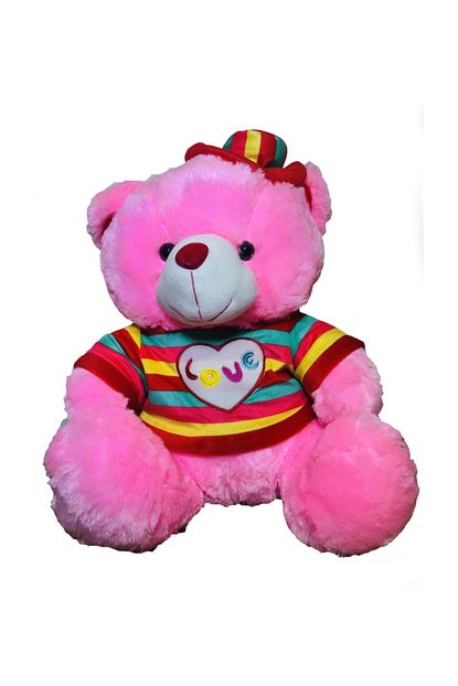 Can Ali Toys Kirmizi Elbiseli Sarki Soyleyen Pembe Pelus Ayicik Trendyol