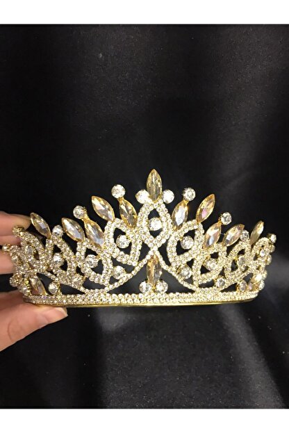 Ebru Celikkaya Queen Gelin Taci Gold Trendyol