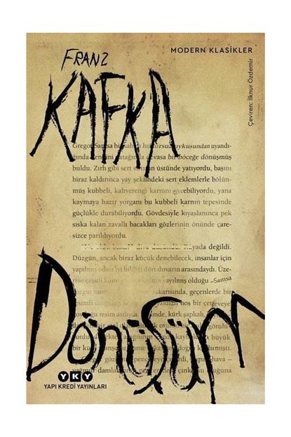 Yapi Kredi Yayinlari Donusum Franz Kafka Trendyol