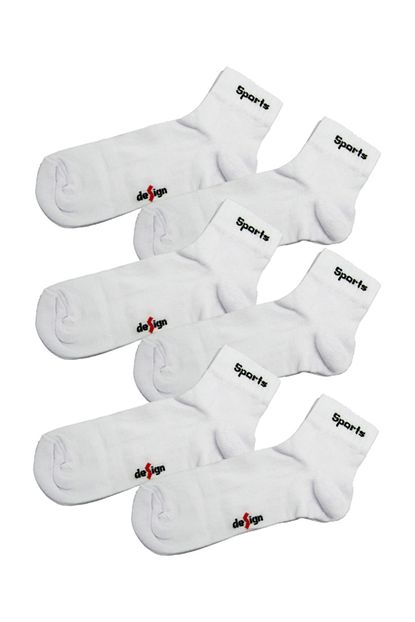 Design Socks Design Yarim Konc Erkek Corap 6 Adet Trendyol