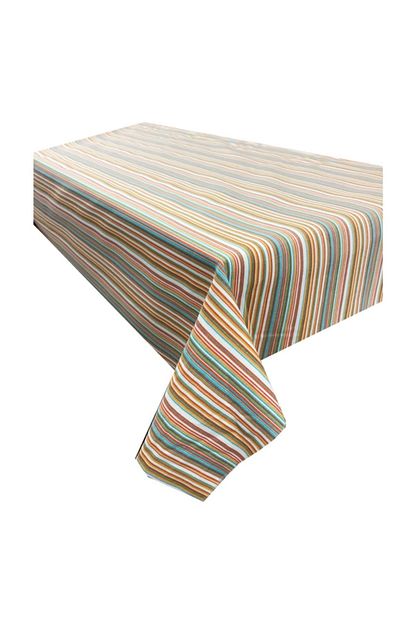 Saythink Kahve Cizgili Duck Dertsiz Masa Ortusu 160cm X 220cm Cizgili160x220 Trendyol