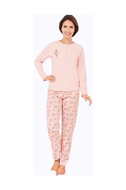 Celebi Kadin Kislik Buyuk Beden Pijama Takim 9643 Trendyol