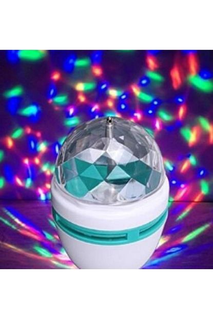 True Touch 360 Derece Donen Isik Renkli Disko Led Gece Lambasi Trendyol