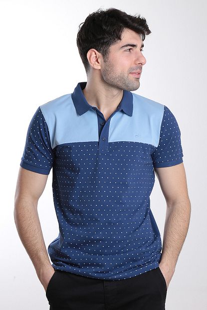 Rey Polo Polo Yaka Puantiyeli Tisort 411 Trendyol