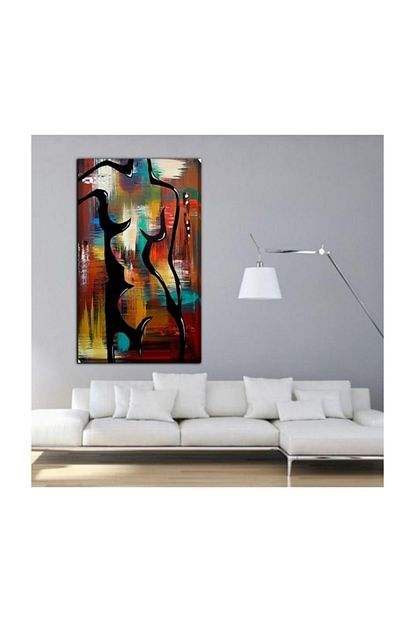Yenistilsanat Abstract Nude 80x135cm Yagliboya Efektli Kanvas Tablo Trendyol