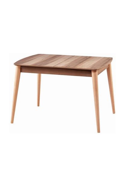 Obuts Home Ceviz 120 Lik Ovel Retro Ilaveli Masa 4170 Ahsap Ham Trendyol