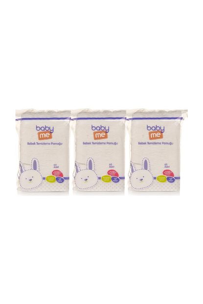 Baby Me Bebek Temizleme Pamugu 3 Lu Paket 60 Adetli Trendyol