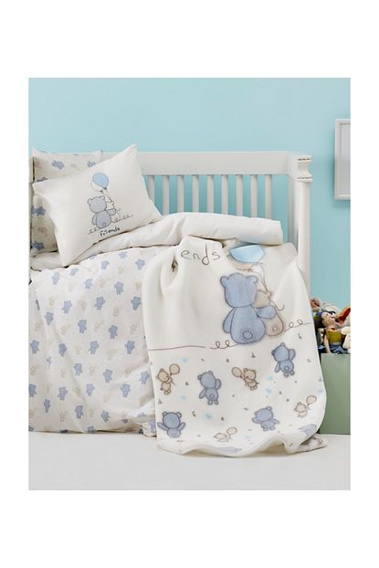 Karaca Home Blue Bears Rnf Bebek Uyku Seti Trendyol