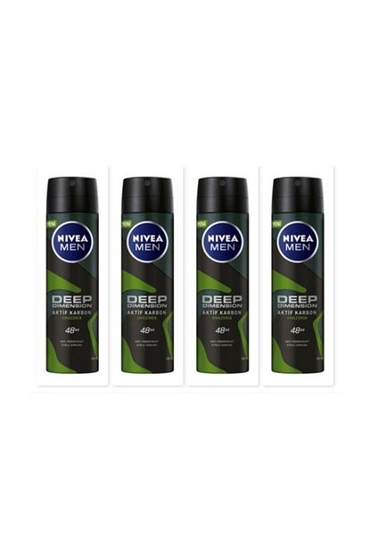 Nivea Men Deep Dimension Amazonia Sprey Deodorant 150 Ml Erkek X 4 Trendyol