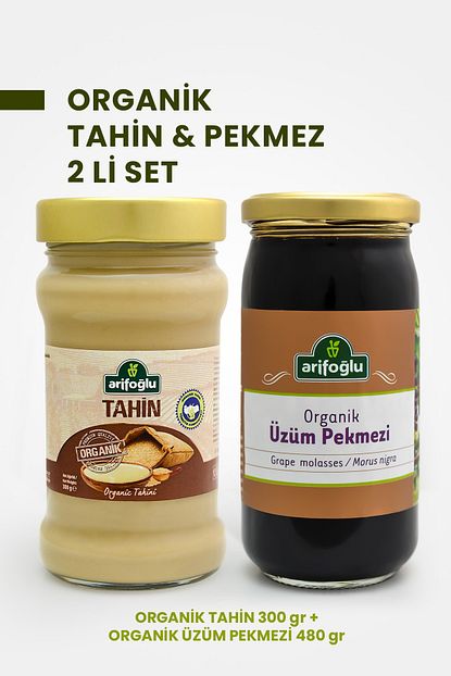 Arifoglu Organik Gurme Tahin Pekmez 480 300 Gr 2 Li Set Trendyol