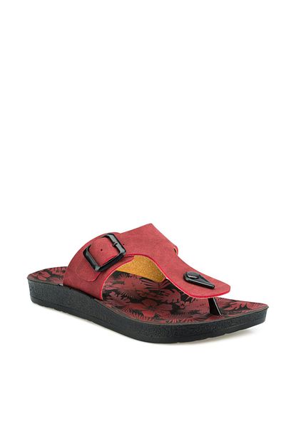 Polaris 311757d Z Bordo Kadin Terlik Trendyol