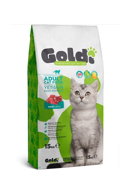 Goldie Goldi Etli Yetiskin Kedi Mamasi 15 Kg Trendyol