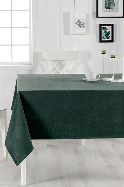 Denizli Concept Venedik Leke Tutmaz Masa Ortusu 160x220 Cm Zumrut Yesil Trendyol