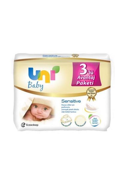 uni baby sensitive 3 lu 56 adet islak havlu fiyati yorumlari trendyol