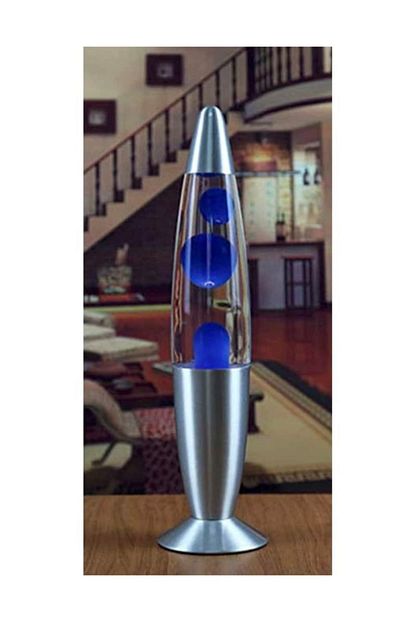 Deco Elit Lav Lambasi Konsept Lamba Gece Lambasi Mavi 34 5cm Trendyol