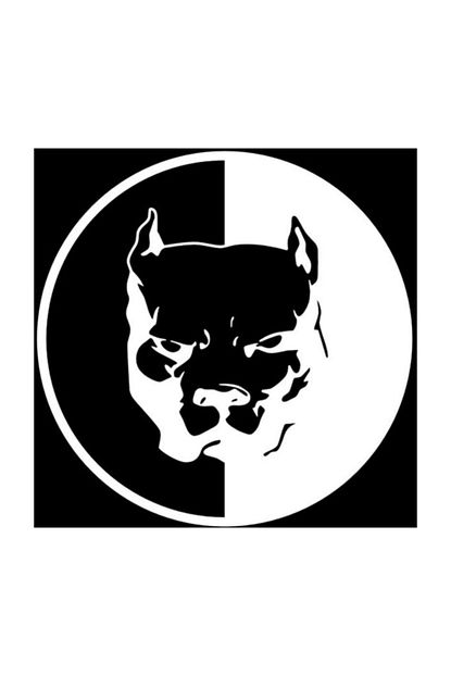 Stickeravm Pitbull Kopek Oto Sticker Araba Sticker Arac Sticker 15cm 15cm Beyaz Trendyol