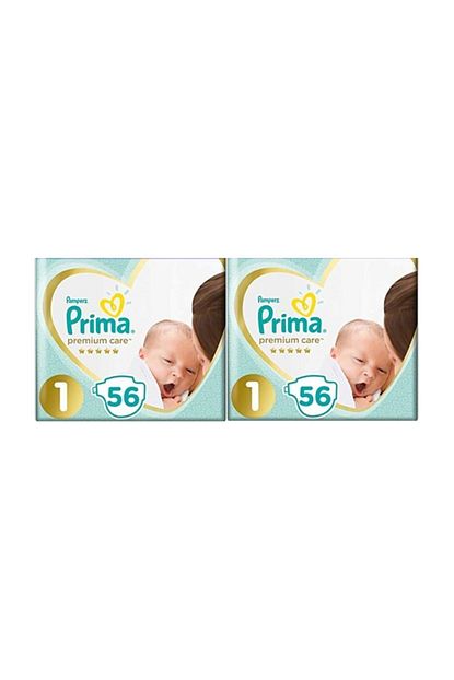 Prima Premium Care 1 Numara 56 2 112 Adet Bebek Bezi 2 5 Kg Trendyol
