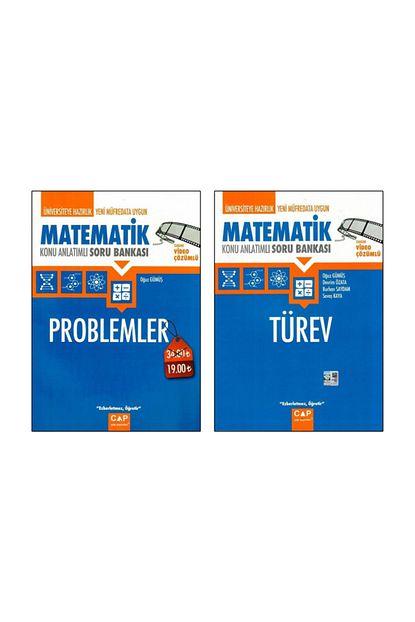 Cap Yayinlari Cap Matematik Problemler Turev 2 Li Matematik Fasikulleri Seti Trendyol