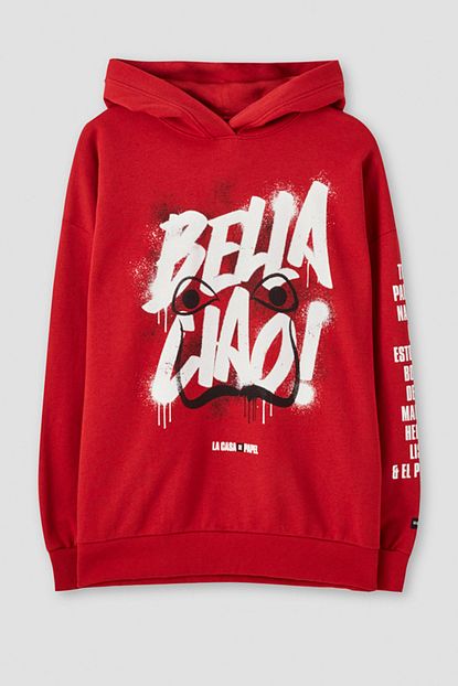 Pull Bear Kadin Kirmizi La Casa De Papel X Pull Bear Kirmizi Sweatshirt 05596390 Trendyol