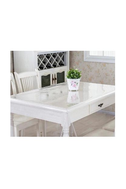 Emr Zuccaciye Seffaf Pvc Ince Masa Ortusu 0 8mm Seffaf Masa Ortusu 300x140 Cm Trendyol