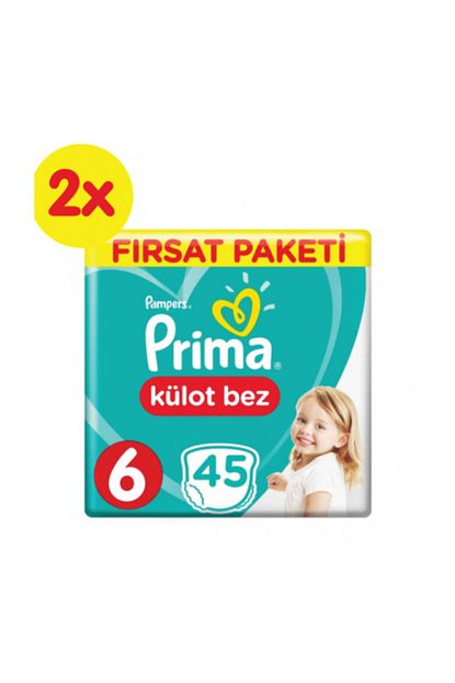 Prima Kulot Bebek Bezi 6 Numara 90 Adet Ekstra Large Firsat Paketi Trendyol