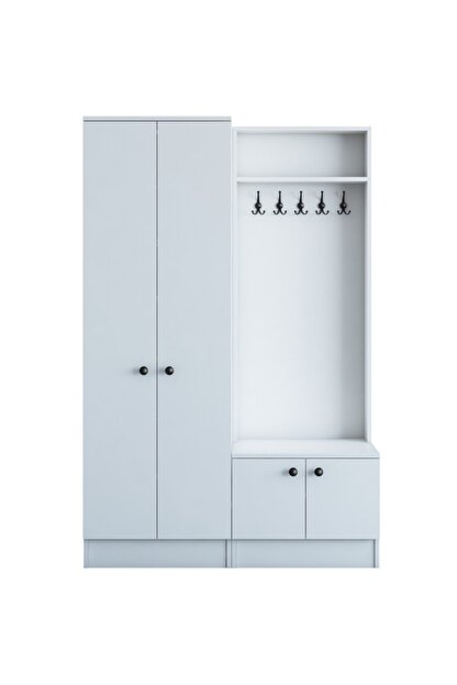 Rani Mobilya Rani P6 Modern Portmanto Ayakkabilik Vestiyer Beyaz M5 Trendyol