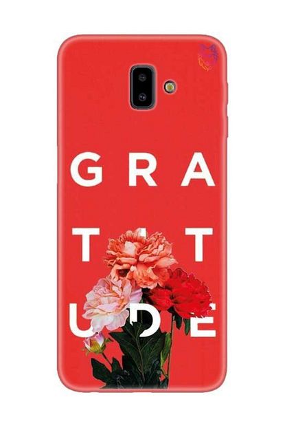 Wolf Dizayn Samsung J6 Plus Kirmizi Silikon Kilif Flowers Trendyol