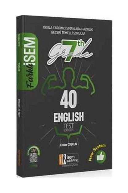Isem Kitap 2020 Farkli Isem 7 Sinif Ingilizce Tamami Cozumlu 40 Fasikul Deneme Trendyol