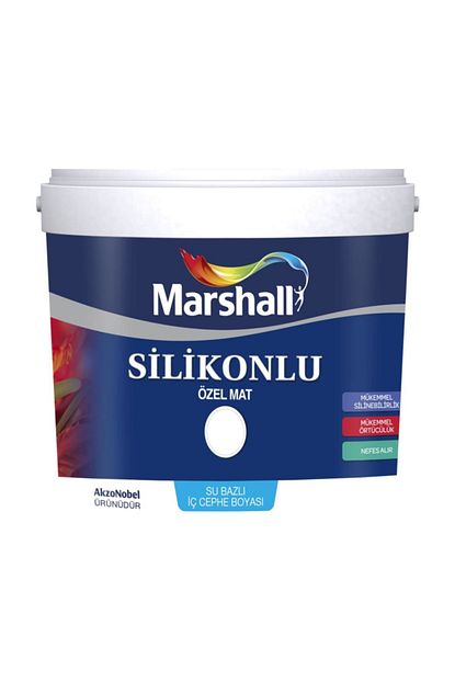 Marshall Silikonlu Ozel Mat Ic Cephe Duvar Boyasi 2 5 Lt Cakil Tasi Trendyol