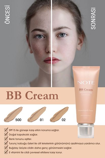 Note Cilt Tonunu Esitleyen Bb Krem No 01 35 Ml Trendyol
