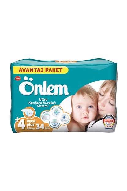 Onlem Cocuk Bezi 4 Numara 9 16 Kg Maxi Plus 36 Li Avantaj Paket Trendyol