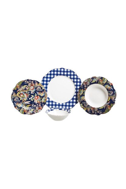 Lucky Art Lyxi002 Elysium 24 Parca 6 Kisilik Gunluk Yemek Takimi Trendyol