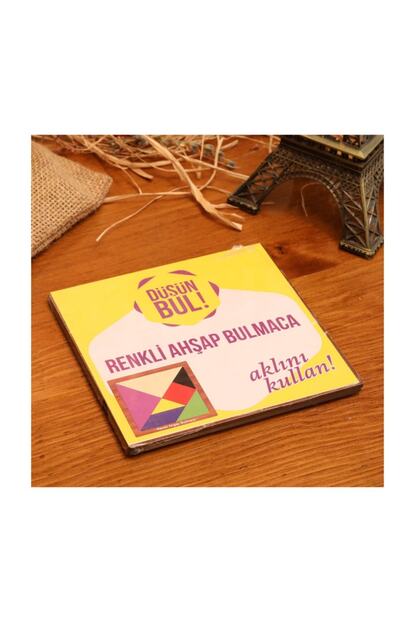 Ahsap Sehri Akil Zeka Tangram Dusun Bul Renkli Ahsap Bulmaca Oyunu Trendyol