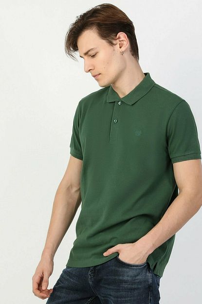 Colin S Erkek Regular Fit Polo Yaka Erkek Yesil Kisa Kol Tisort Cltkttshm0766200 Trendyol
