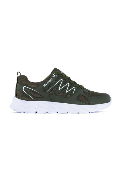 Slazenger Kronos Kosu Yuruyus Erkek Ayakkabi Haki Trendyol