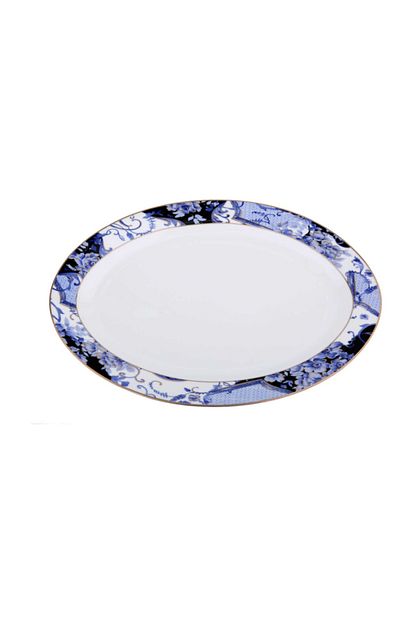 lucky art marigold 6 li oval servis 36 cm bone serisi trendyol
