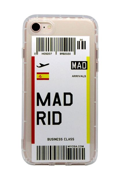 Miyosa Iphone 7 8 Sehir Ucak Bileti Telefon Kilifi Madrid Trendyol