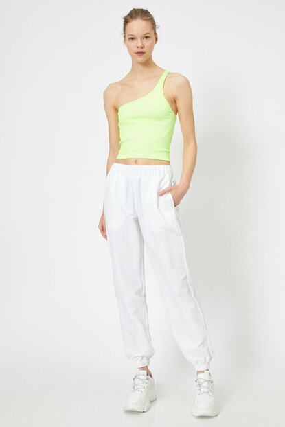 Koton Kadin Beyaz Ebru Salli Loves Koton Sport Esofman Alti 0yak42768nw Trendyol